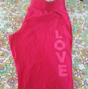NWOT pink sweatpants